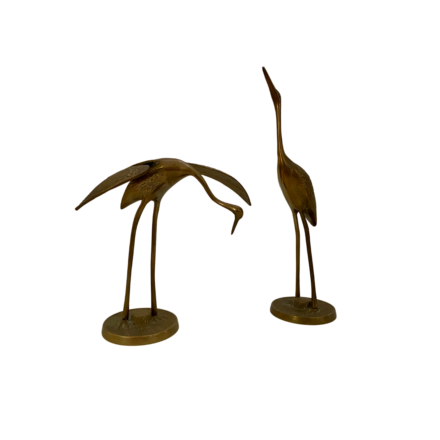 Brass Cranes (set of 2)