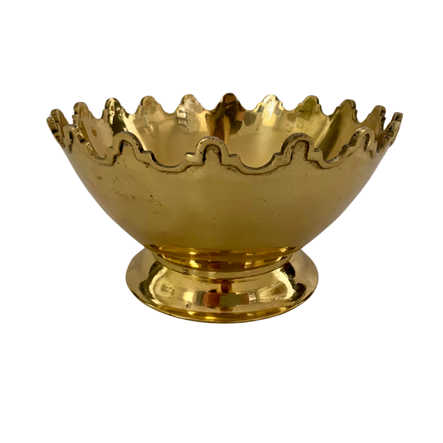 Brass Crown Bowl