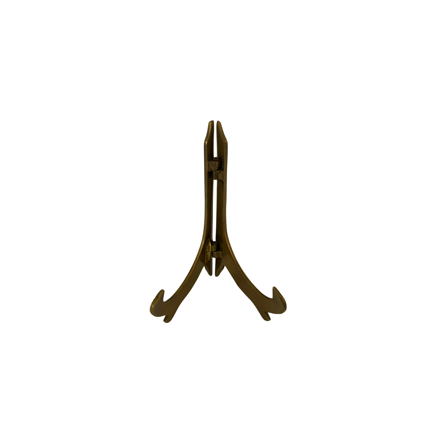 Vintage Brass Plate Stand - Six Inch