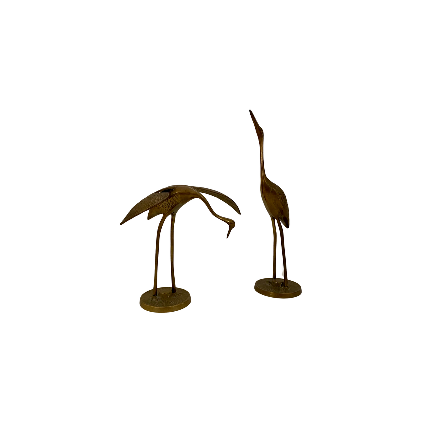 Brass Cranes (set of 2)