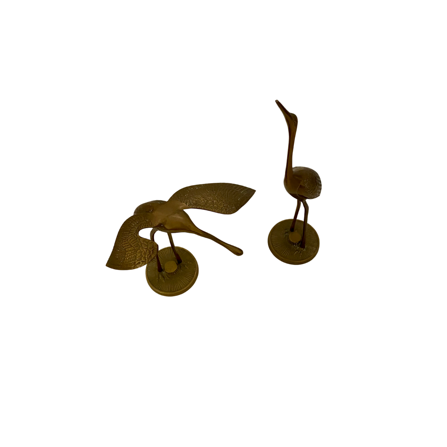 Brass Cranes (set of 2)