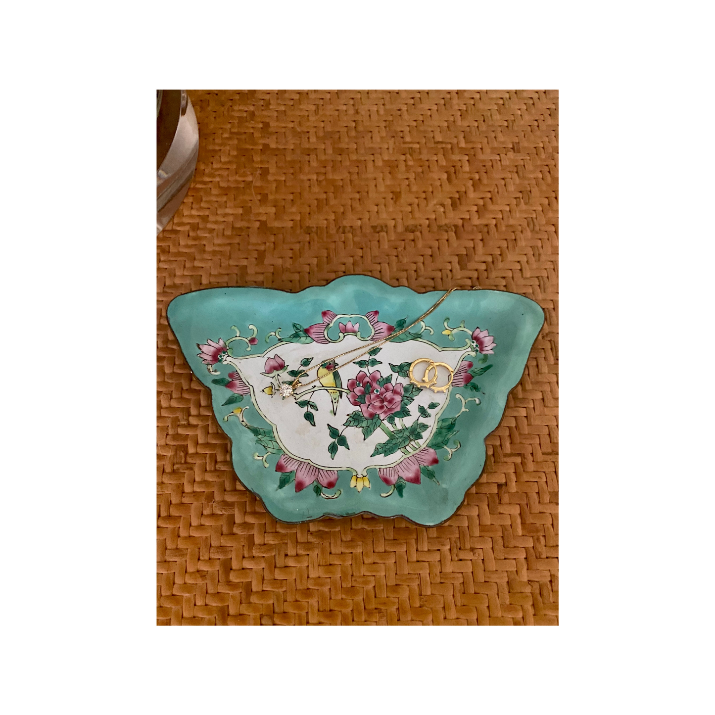 Vintage Butterfly Dish