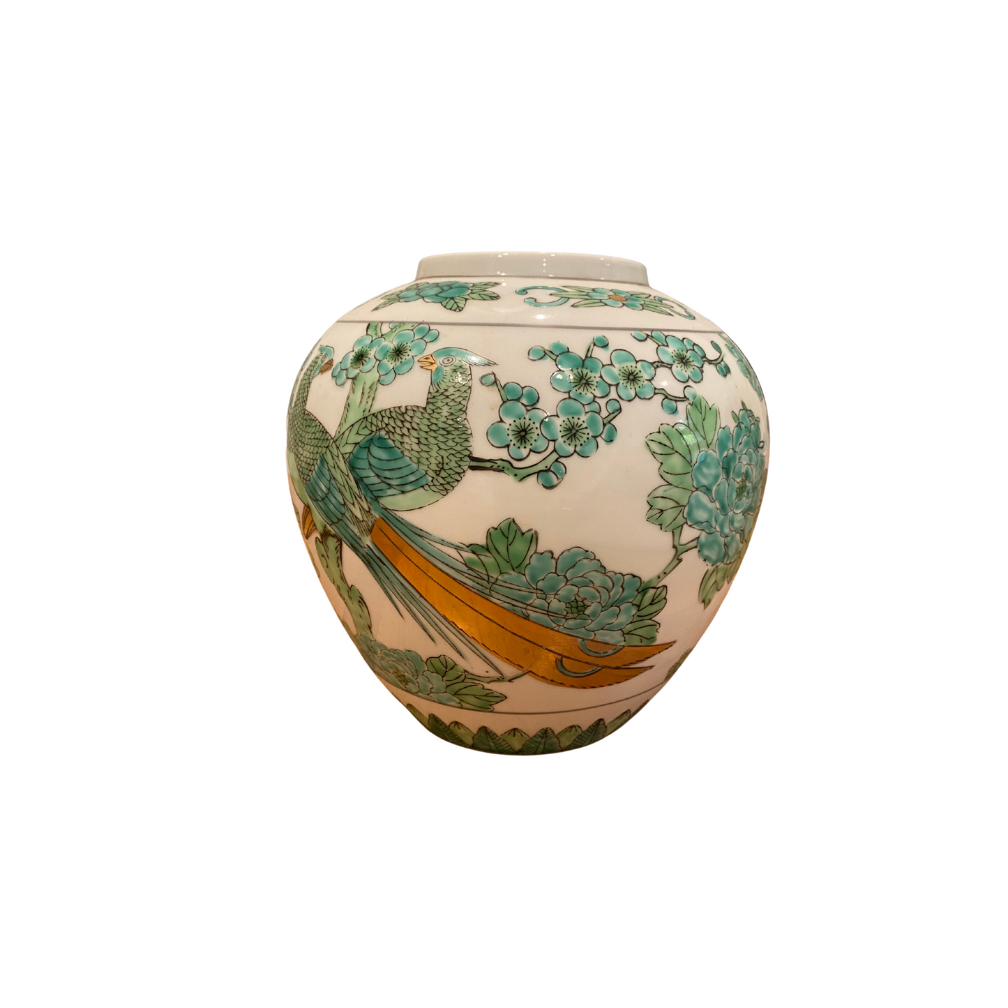 Large Imari Gold Ginger Jar