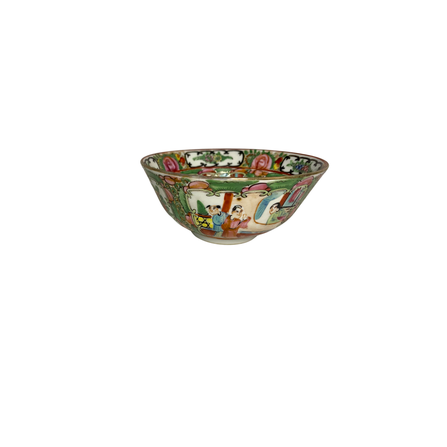 Antique Rose Medallion Small Bowl