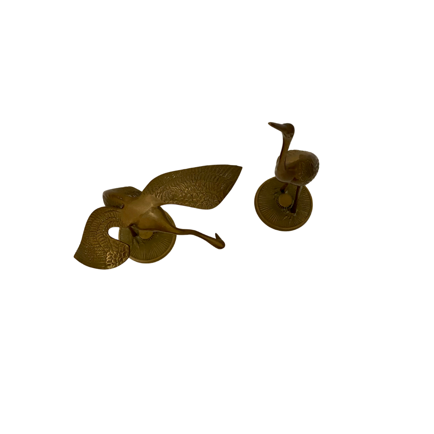Brass Cranes (set of 2)