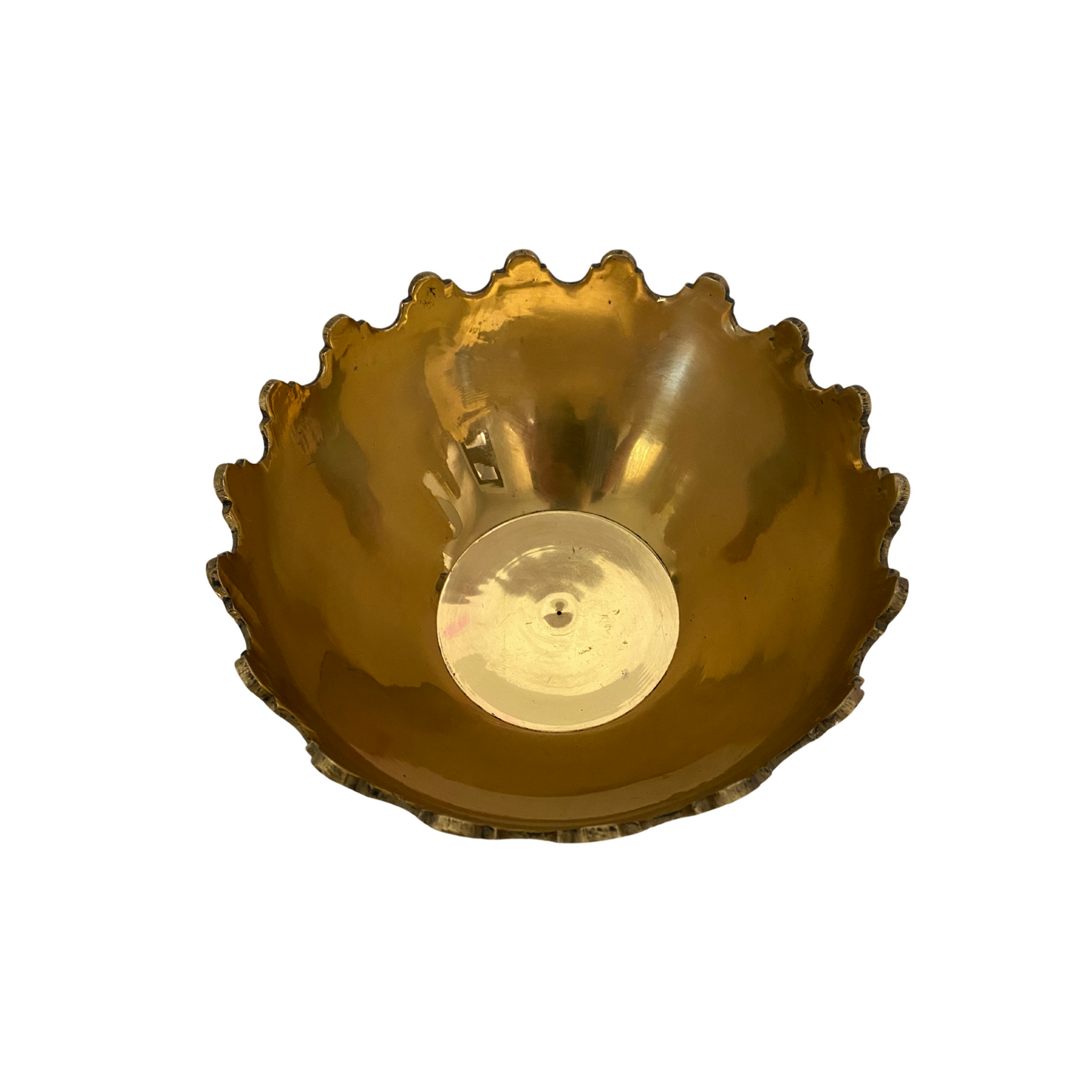 Brass Crown Bowl