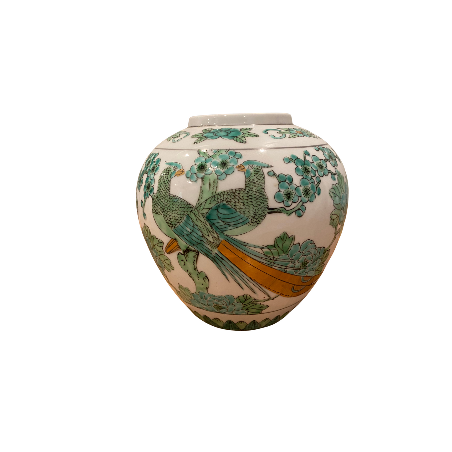 Large Imari Gold Ginger Jar