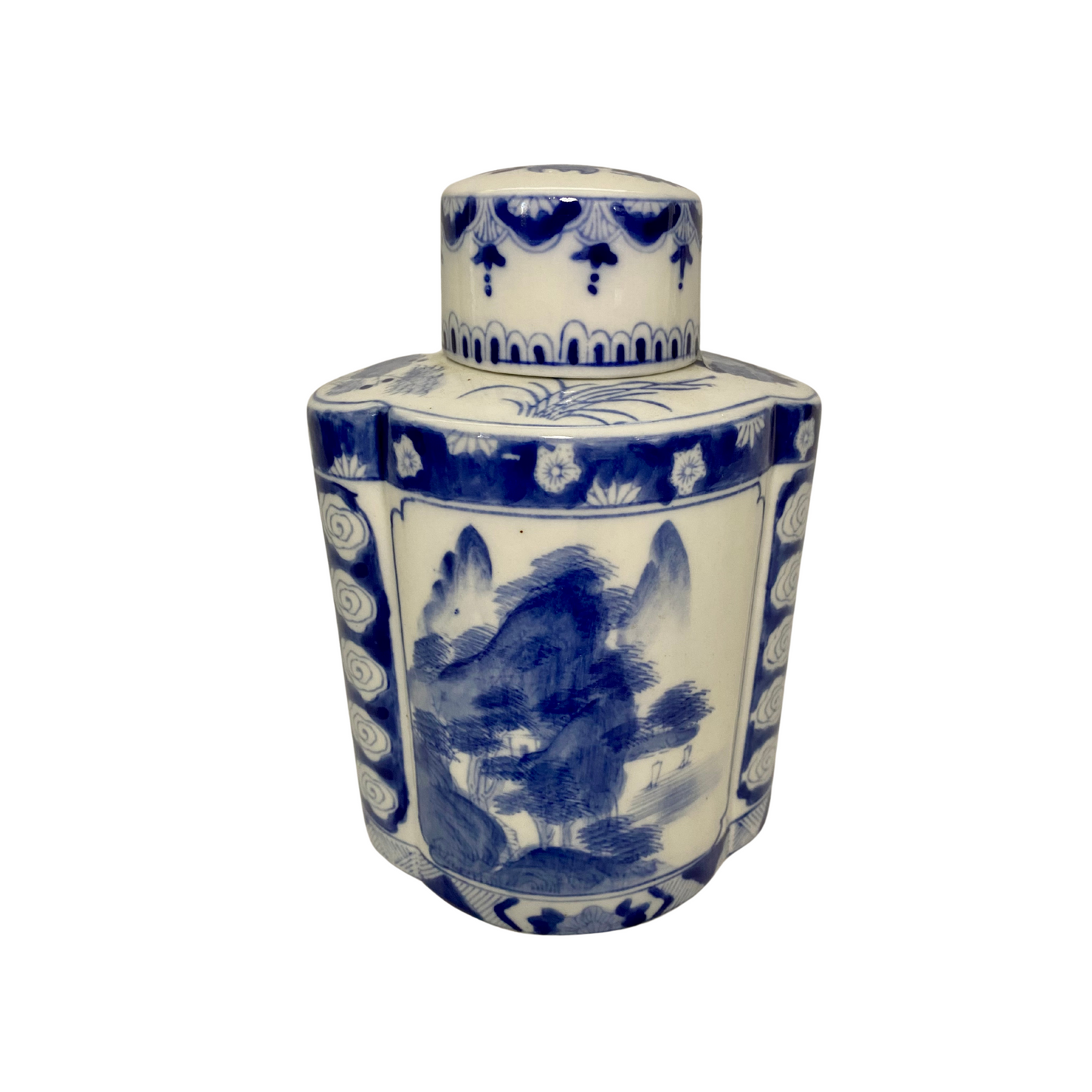 Blue and White Ginger Jar