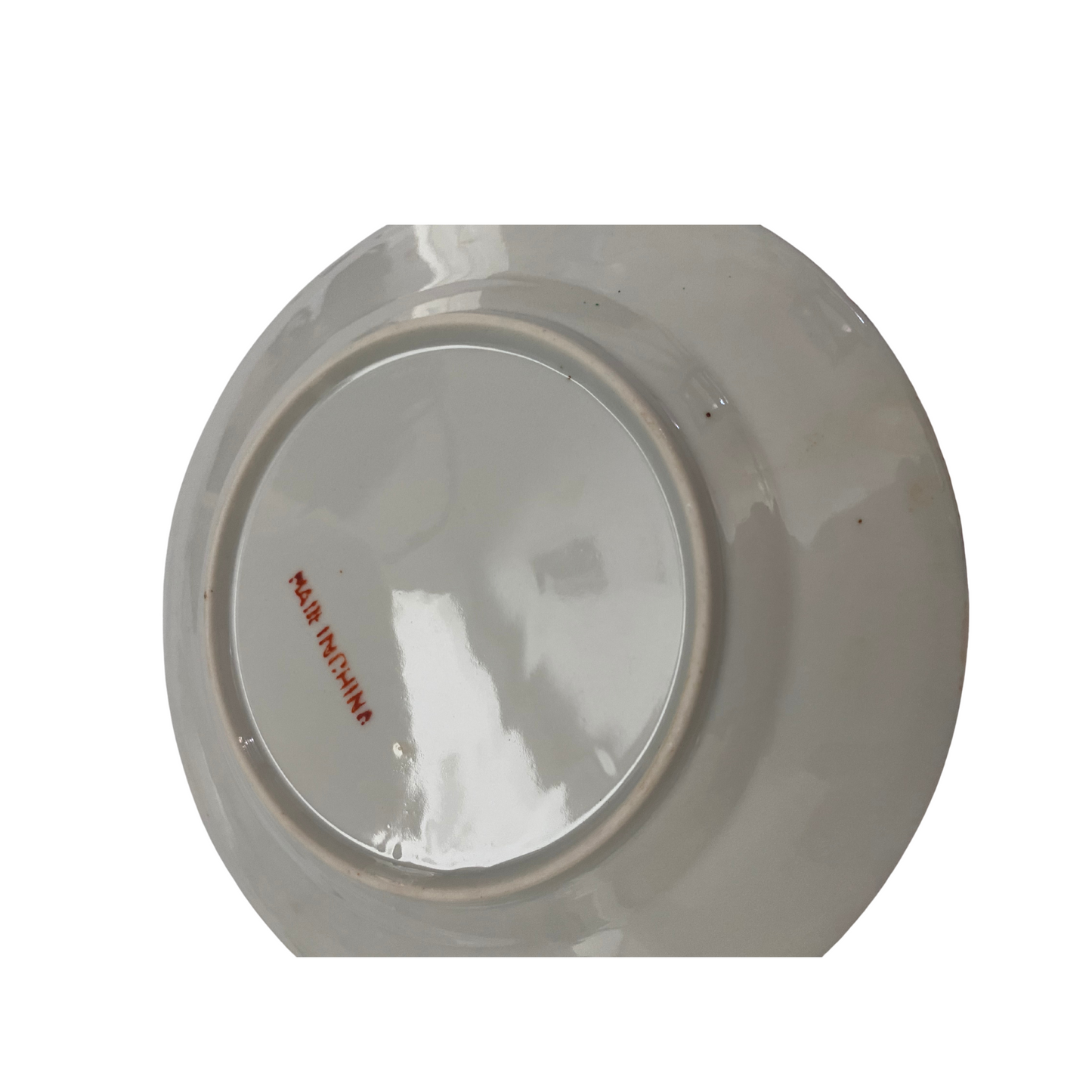 Antique Rose Medallion Plate Wall - Set of Seven