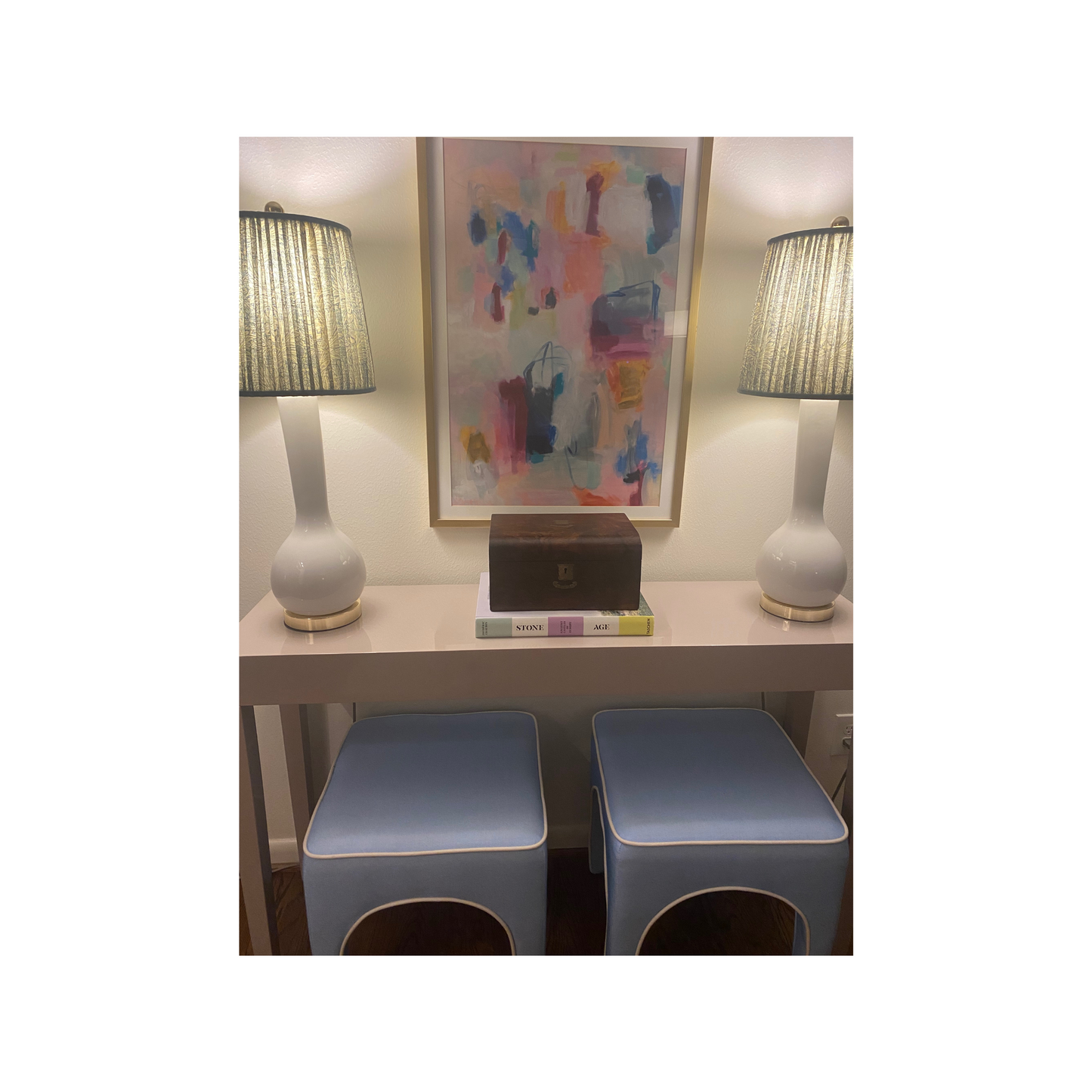 Antique 1800s European Large Box with Key