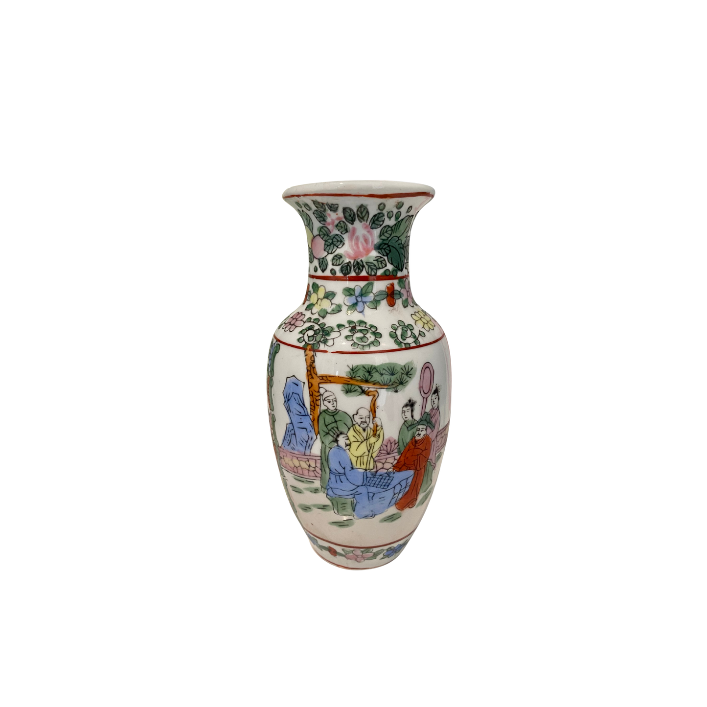 Antique Mini Rose Famille Vase