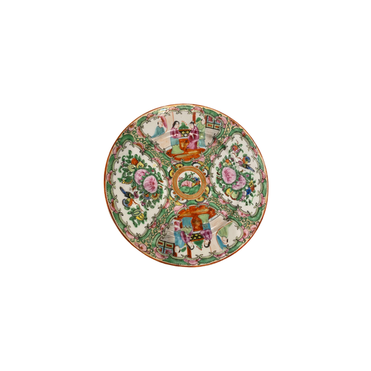 Early 1900s Rose Medallion Plate 8 1/4"