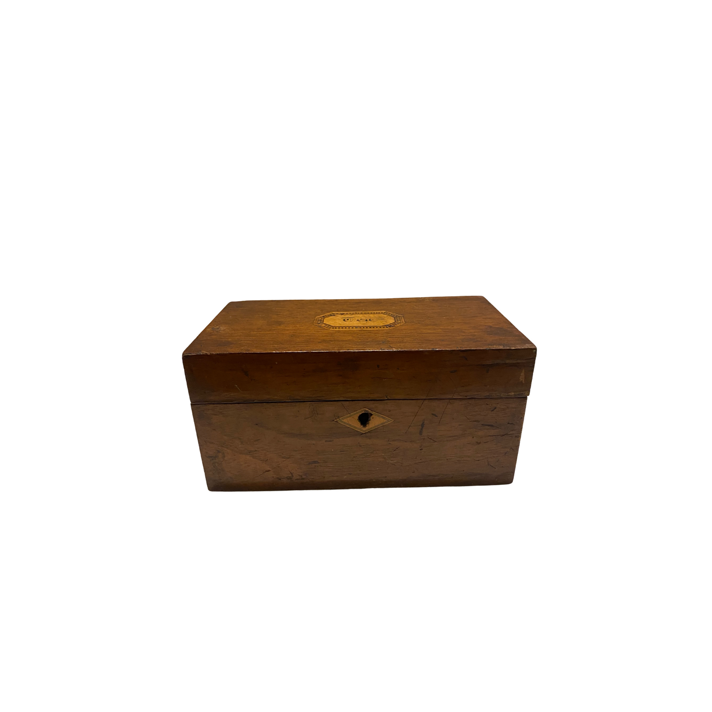 1830 European Georgian Wood Tea Box