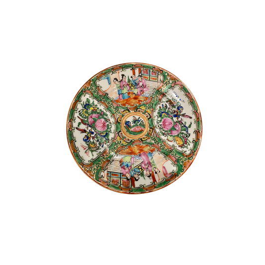 Early 1900s Rose Medallion Plate 8 1/2"