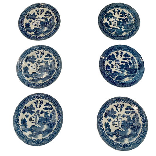 Blue and White Plate Wall