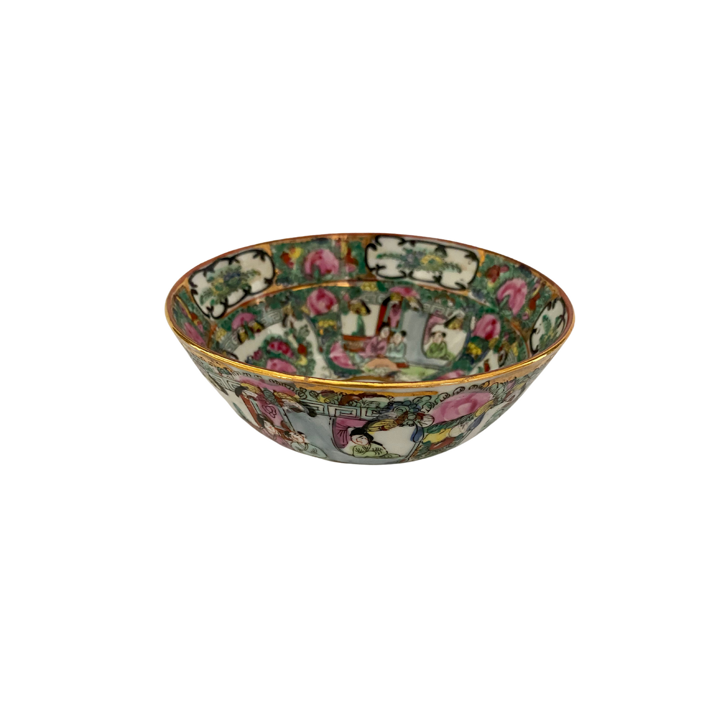 Vintage Rose Medallion Small Bowl
