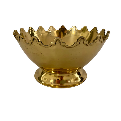 Brass Crown Bowl