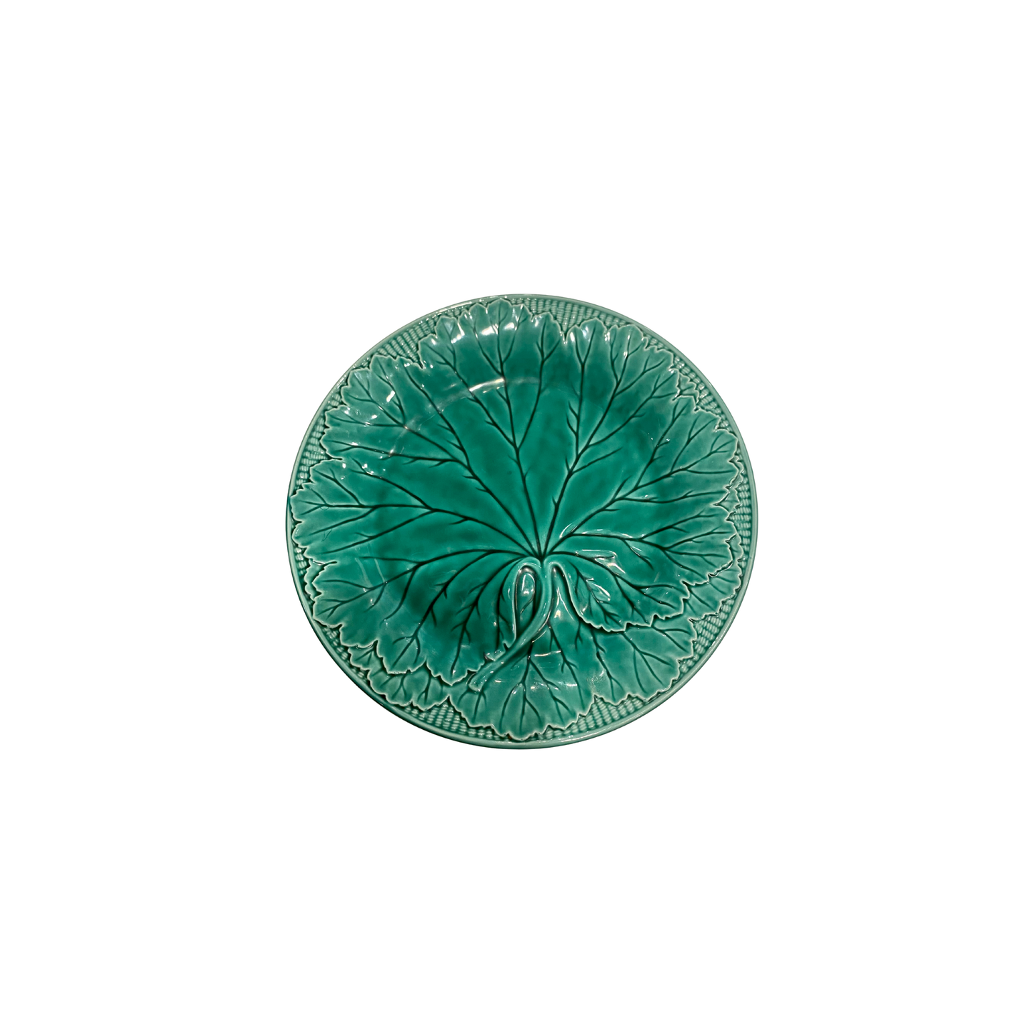 Majolica Cabbage Plate