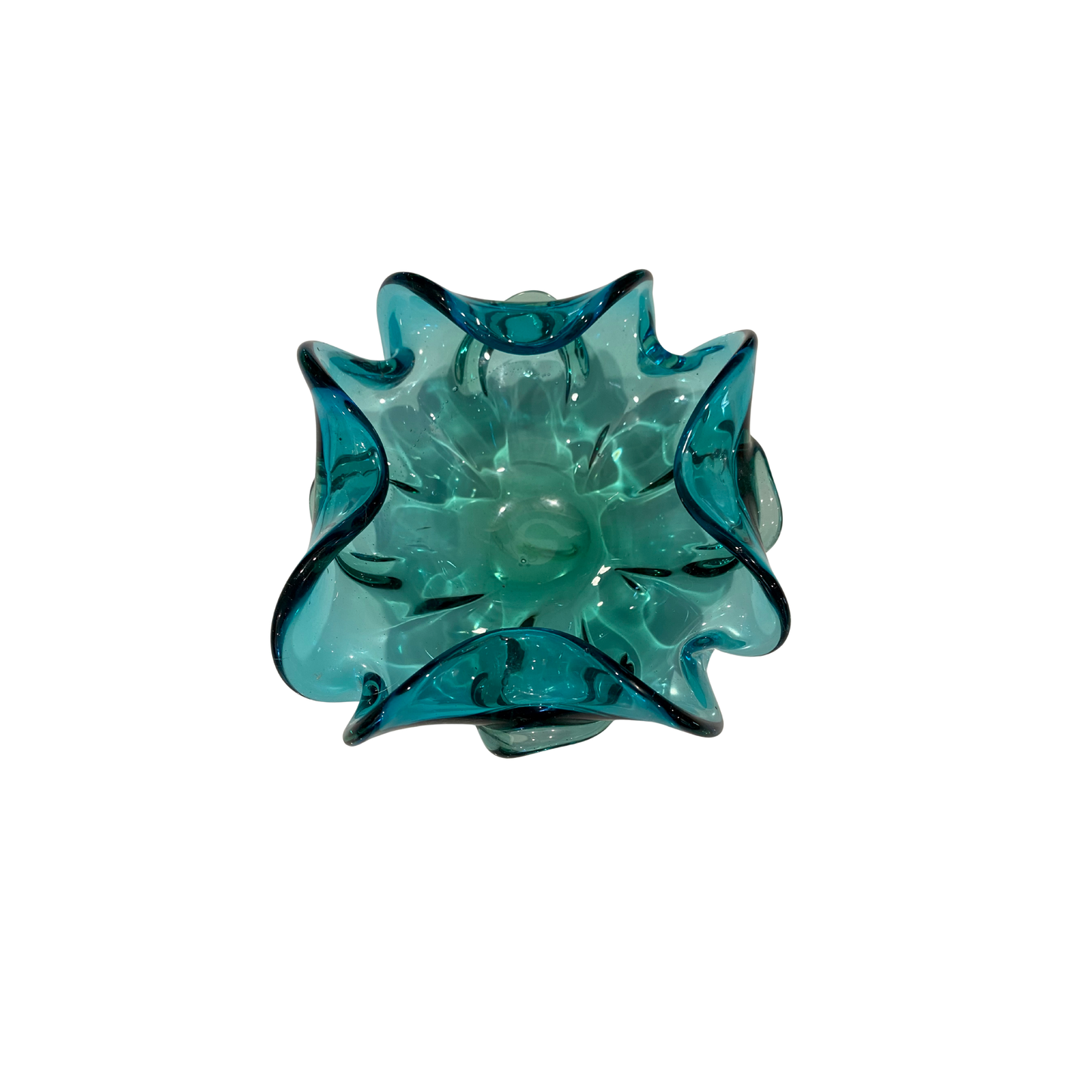 Blue/Green Large Murano Bowl