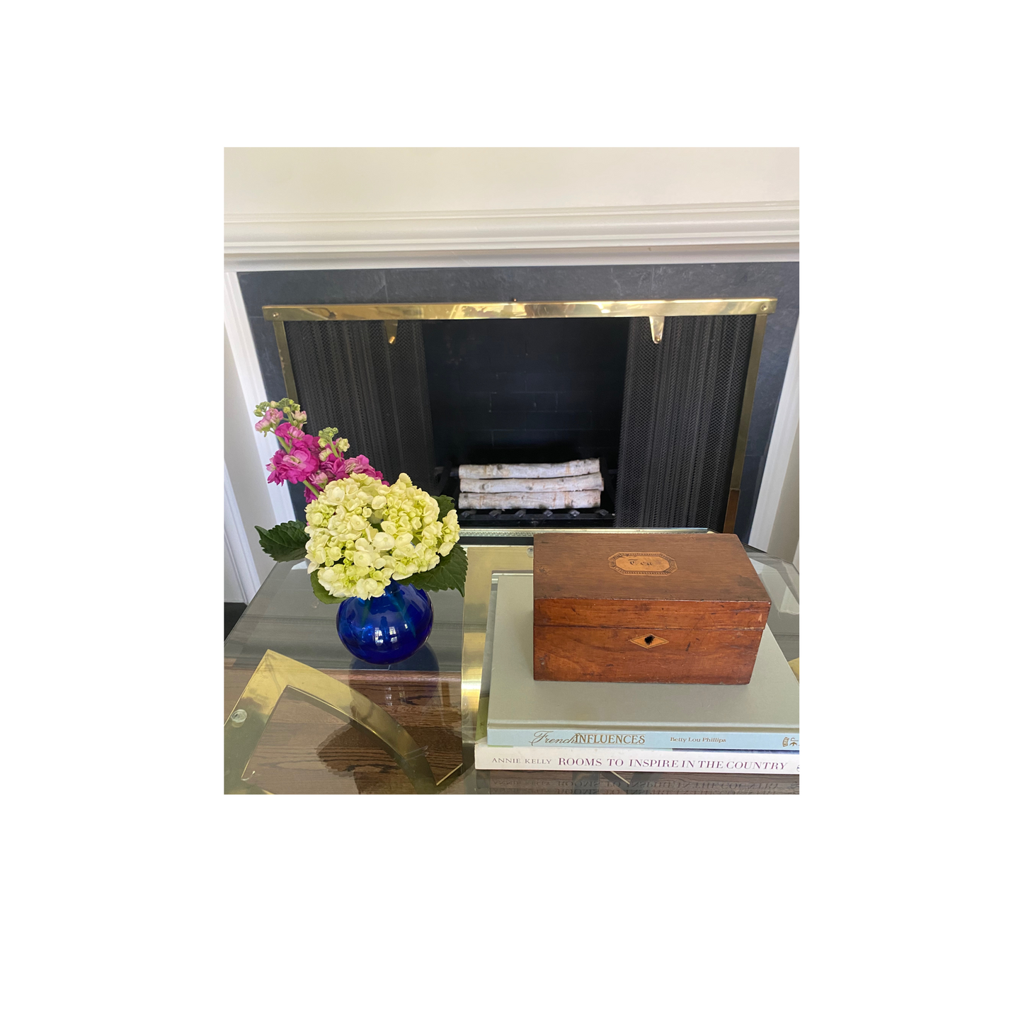 1830 European Georgian Wood Tea Box