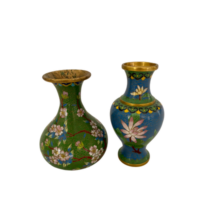 Blue Cloisonné Vase