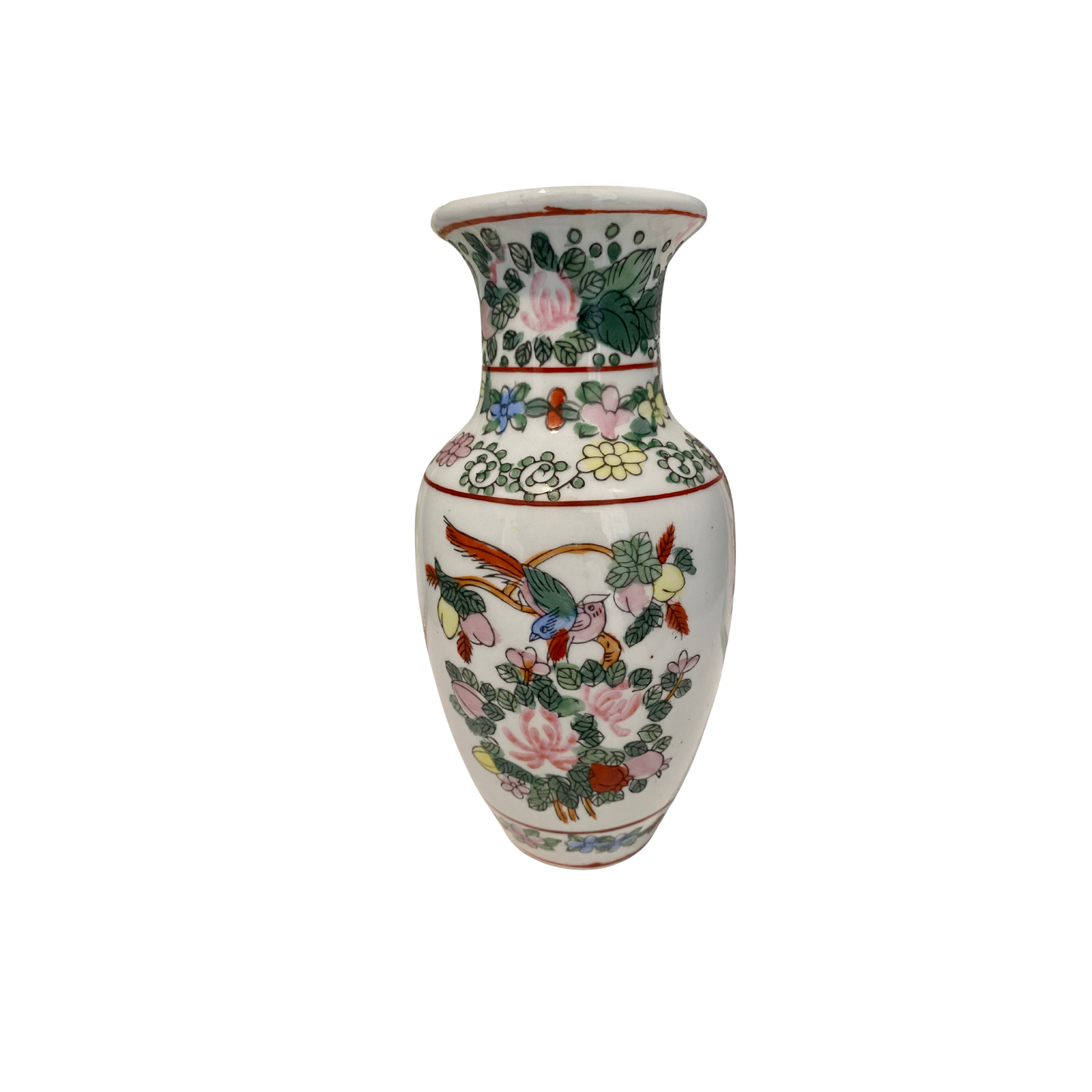 Antique Mini Rose Famille Vase