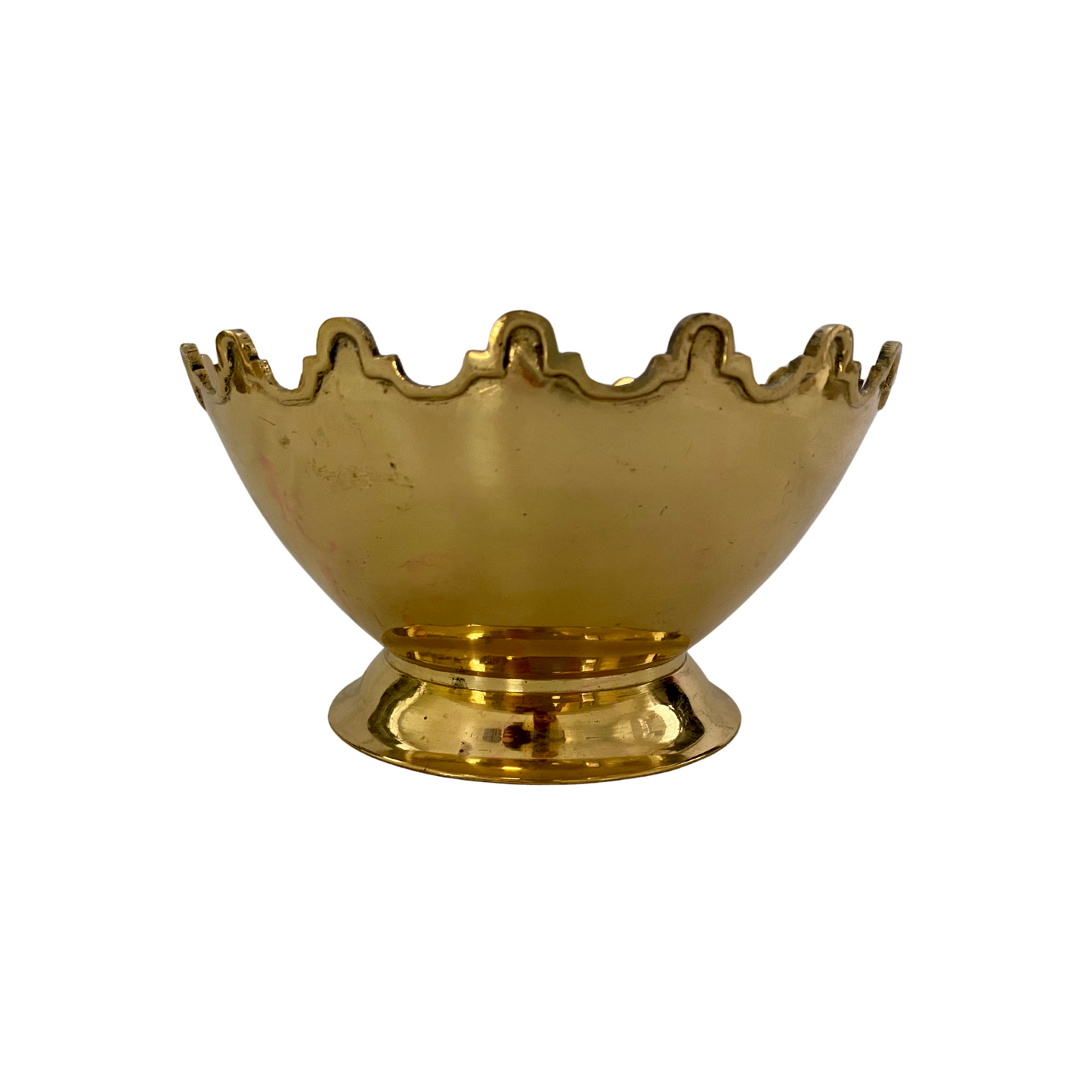 Brass Crown Bowl