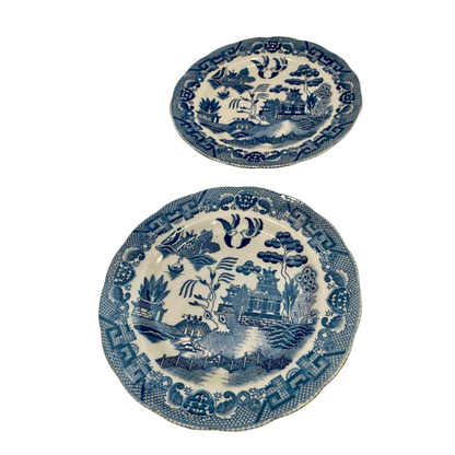Blue and White Plate Wall
