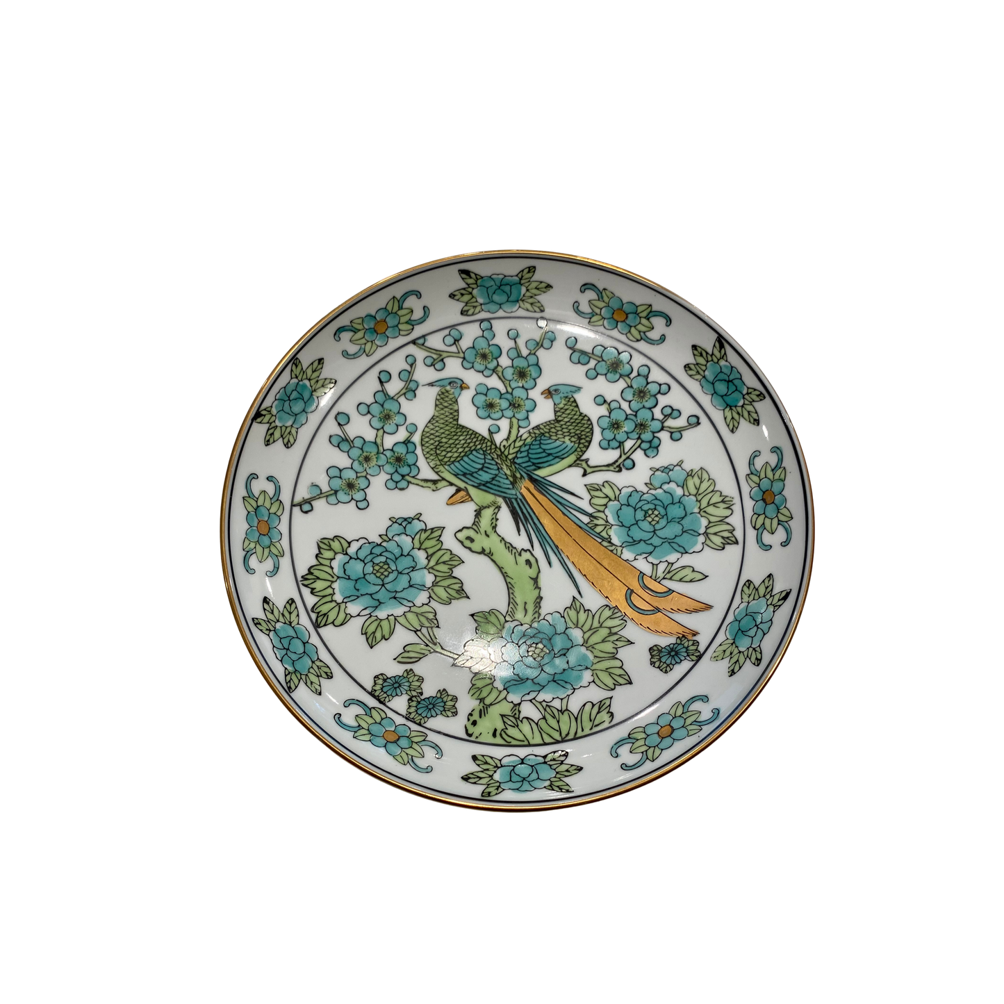 Imari Gold & Green Plate