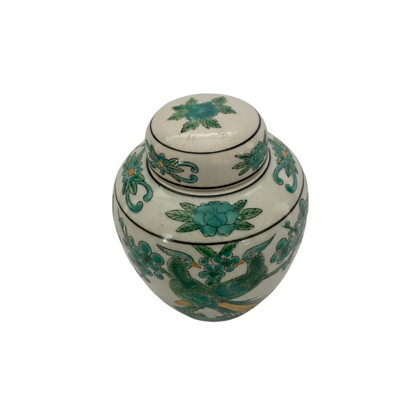 Unmarked Small Imari Gold Ginger Jar