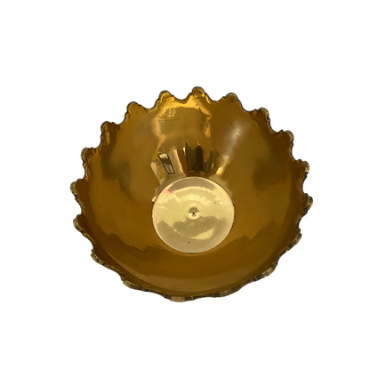 Brass Crown Bowl