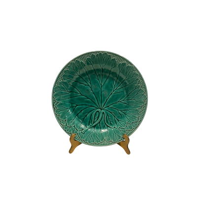 Majolica Cabbage Plate