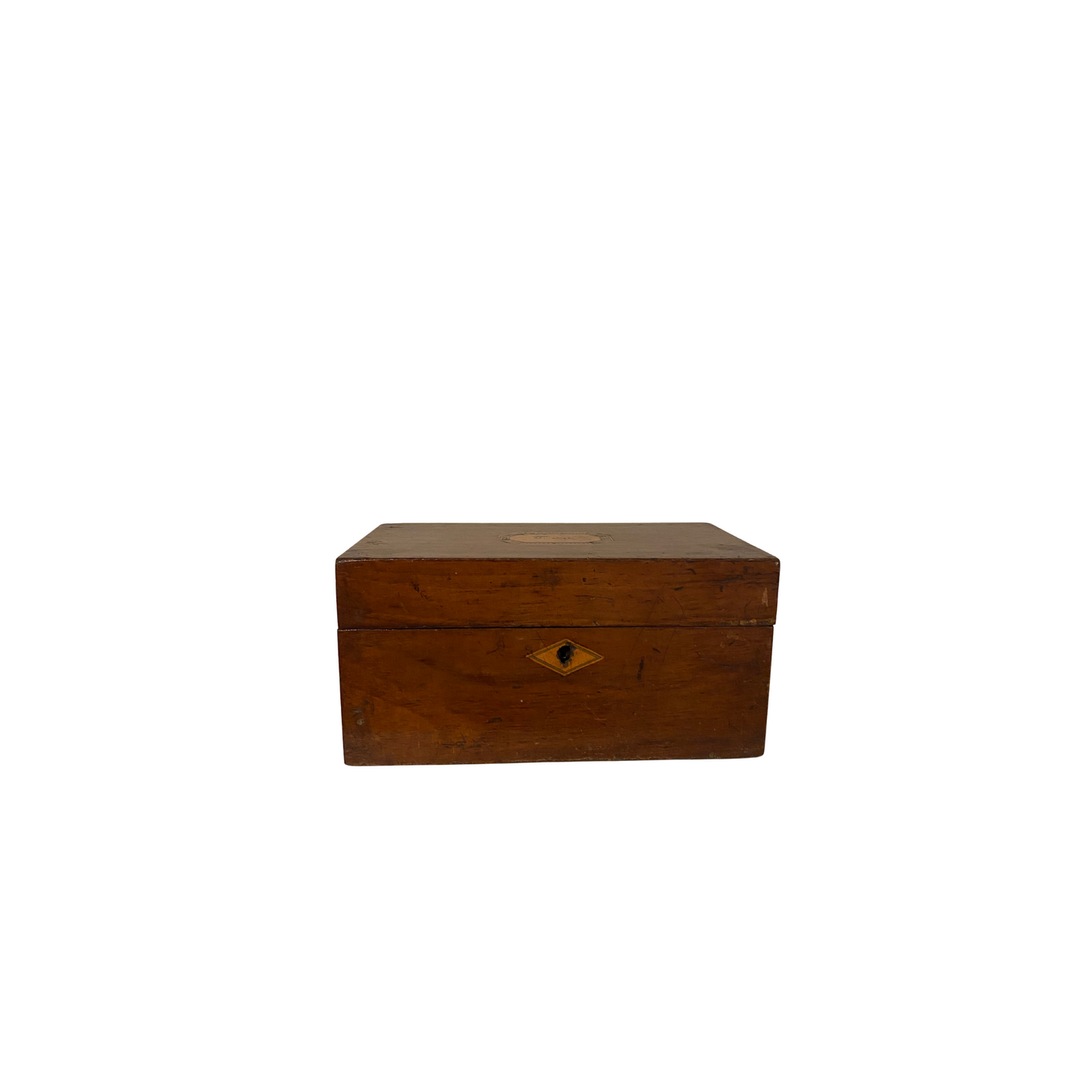 1830 European Georgian Wood Tea Box