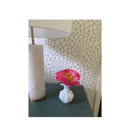 Vintage Ruffled Vase