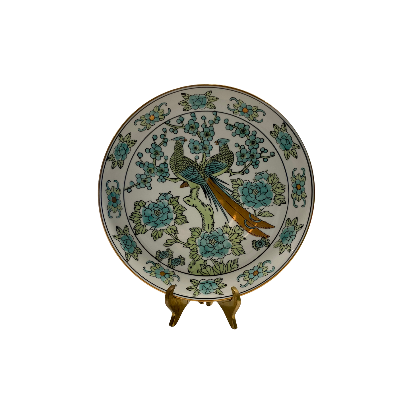 Imari Gold & Green Plate