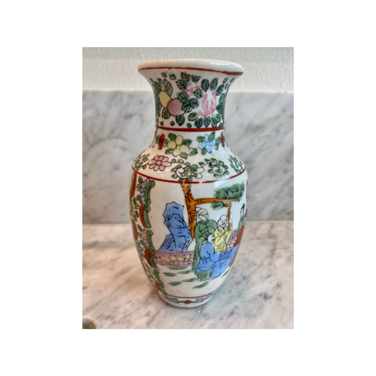 Antique Mini Rose Famille Vase