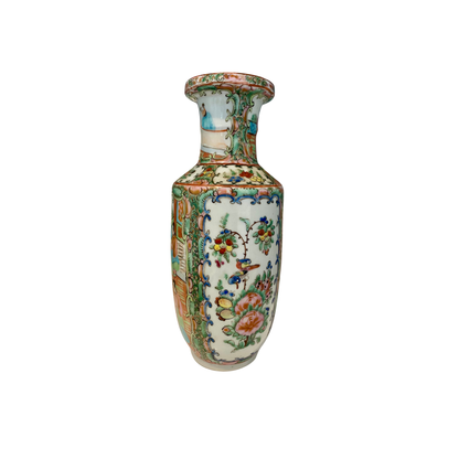 1890s Rose Medallion Vase
