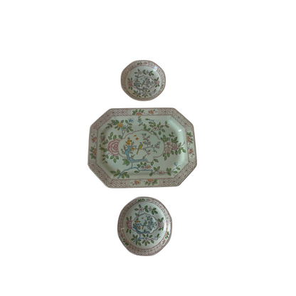 Singapore Bird Plate Wall Trio