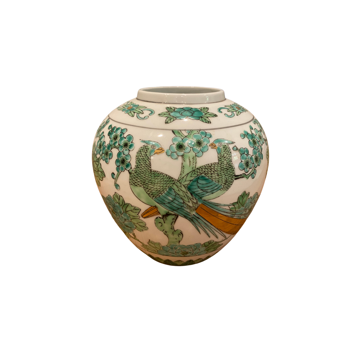 Large Imari Gold Ginger Jar