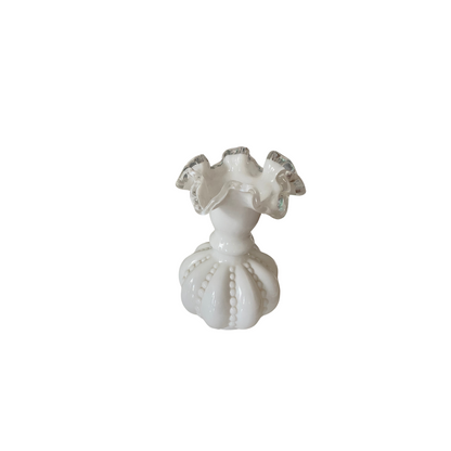Vintage Ruffled Vase