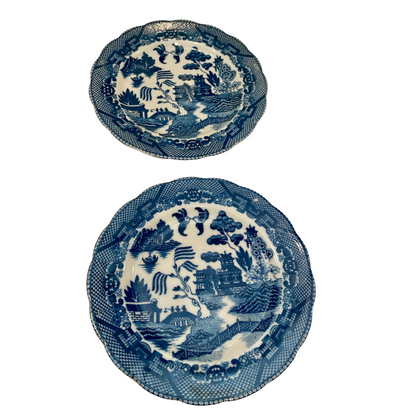Blue and White Plate Wall