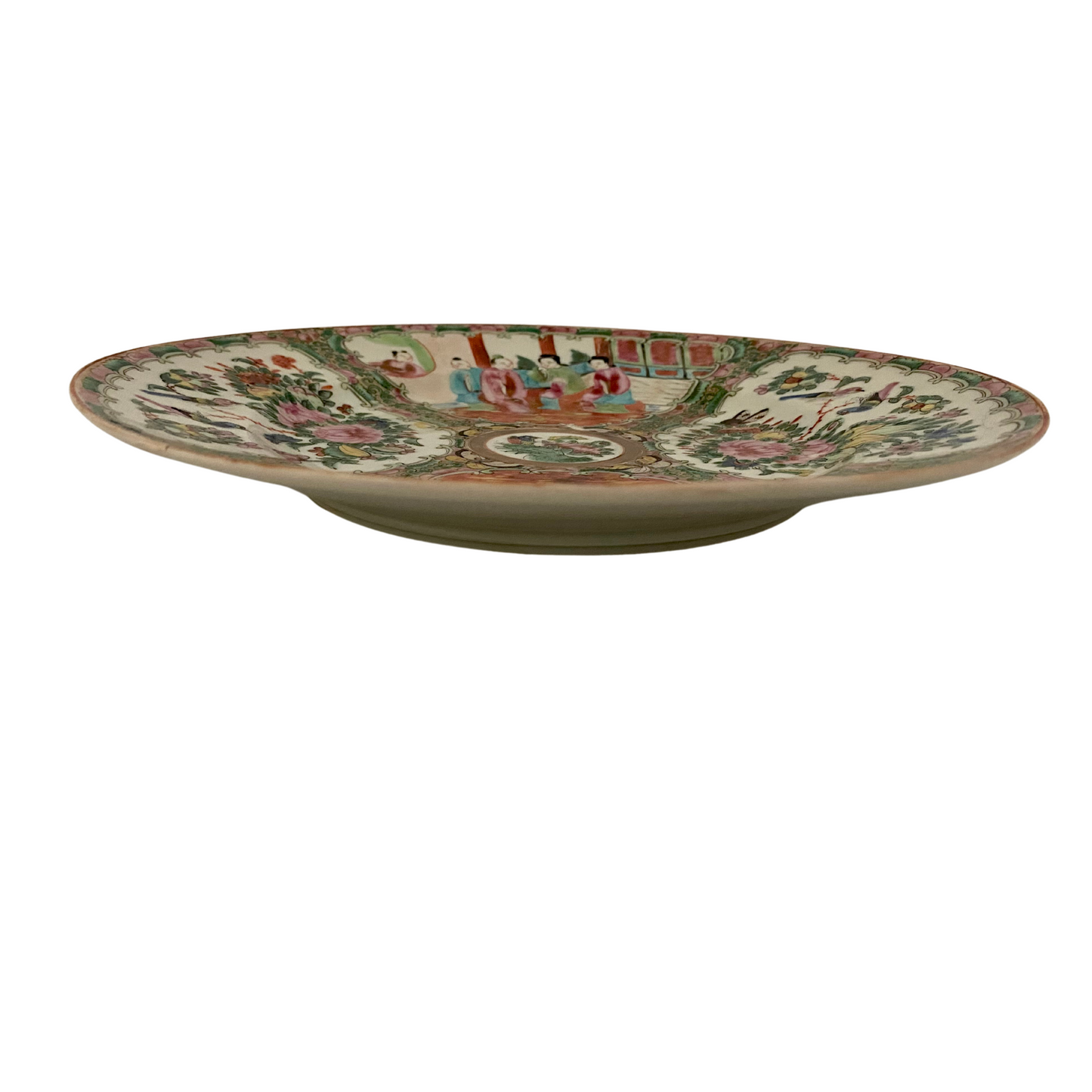 Antique 1890s Rose Medallion 9 ½” Plate