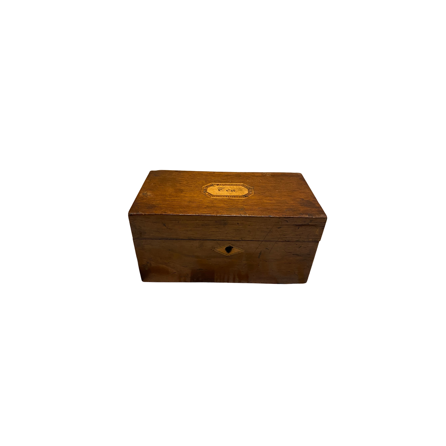 1830 European Georgian Wood Tea Box