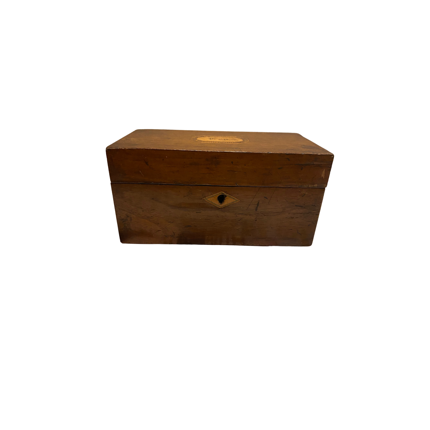 1830 European Georgian Wood Tea Box
