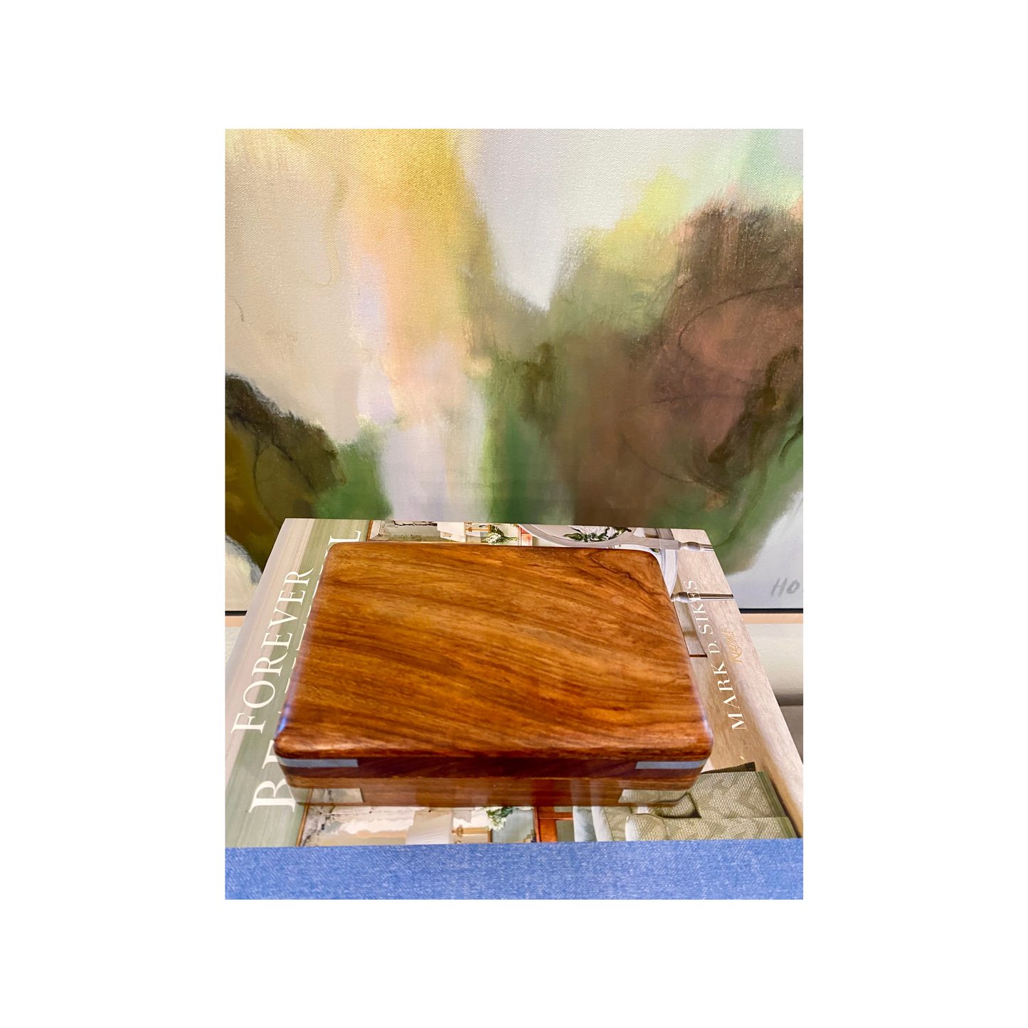 Small Box with Metal Inlay