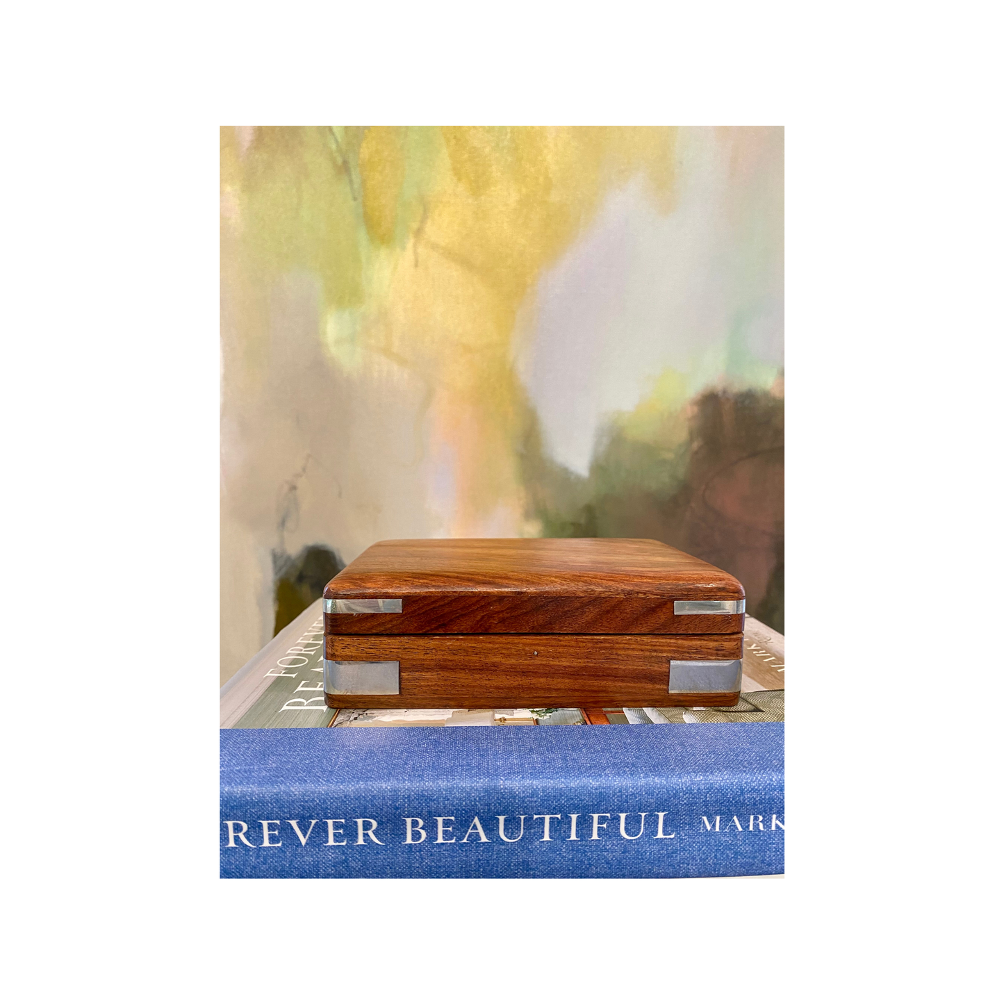 Small Box with Metal Inlay