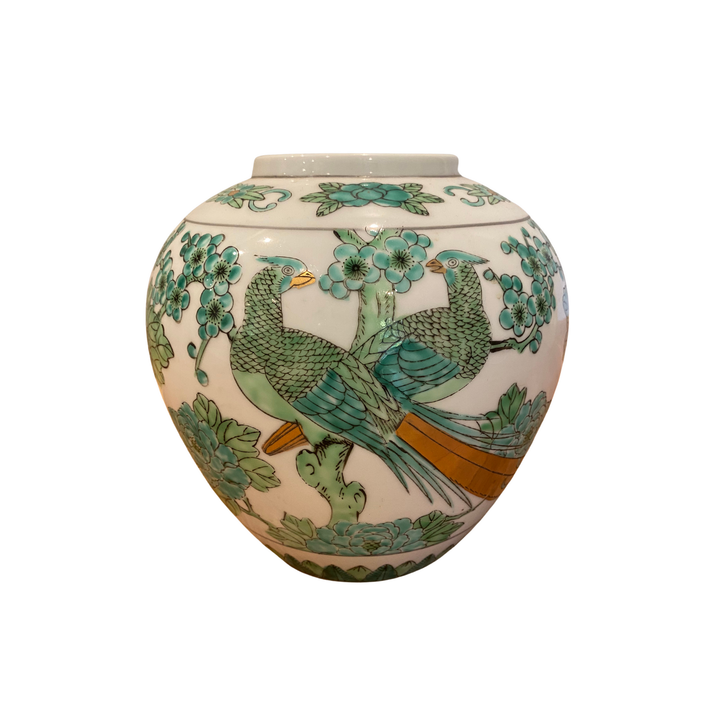 Large Imari Gold Ginger Jar
