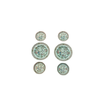 Singapore Bird Set of Six Plate Wall