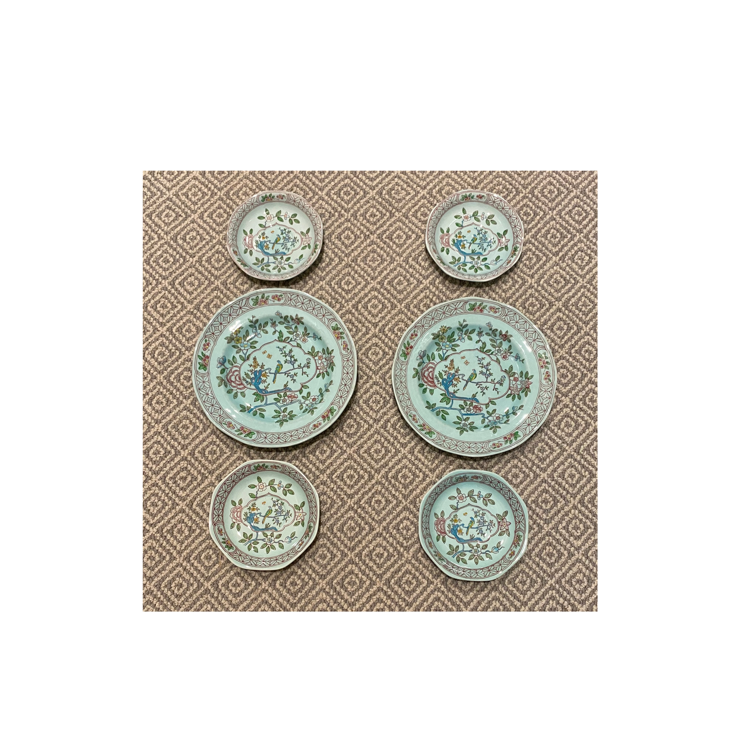 Singapore Bird Set of Six Plate Wall