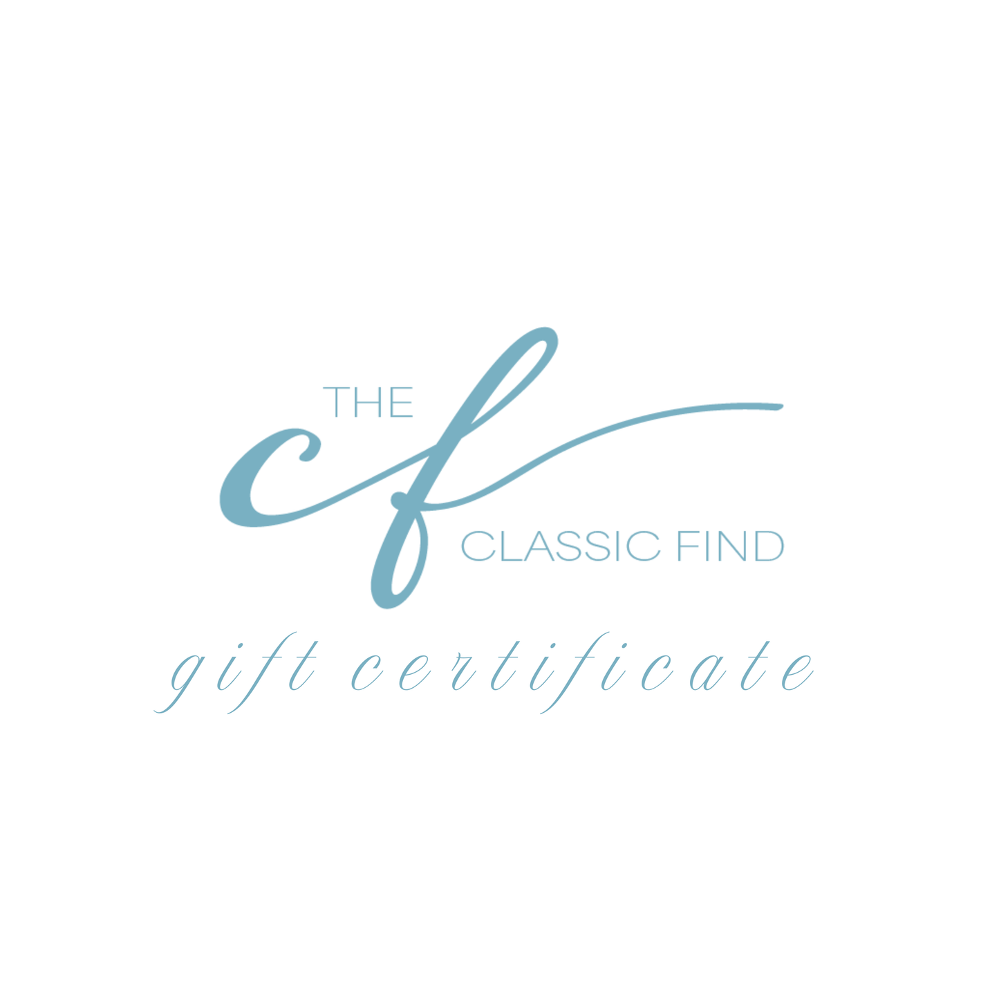 The Classic Find Gift Certificate